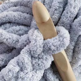 Yarn 250g/Ball Soft Thickness Polyester Wool DIY Handmade Knitting Yarn for Cushion Carpet Needle Work Knitted Line Crochet YarnL231013