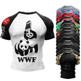 Men's T Shirts Cody Lundin 2023 Designer Sublimation Printed Jiu Jitsu BJJ Uv Sun Protection Cycling Surf Swimming T-shirts Kickboxing Tees