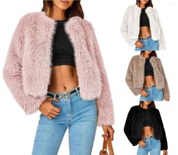 Women's Fur Autumn Winter Fashion Multi Colour Faux Coat Women Clothes 2023 Coats Fluffy Jacket Streetwear