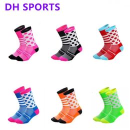 Sports Socks DH SPORTS cycling four seasons long compression tube bicycle ladies men Crossfit sock 231012