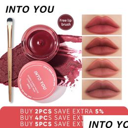 Lip Balm Lip Balm Into You Makeup Muddy Texture Gloss Long Lasting Red Lipstick Canned Tint Veet Matte Mud 230712 Health Beauty Makeup Dhtnj