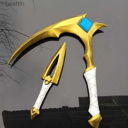 Theme Costume Akali Sickle Dagger LOL KDA Cosplay Weapon Prop KDA EVA Handmade Prop Halloween Christmas Cos Prop Kid GiftL231013