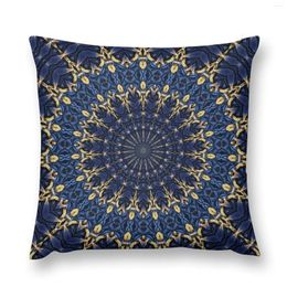 Pillow Navy Blue And Gold Throw Christmas Covers For S Sofa Decorative Marble Cover