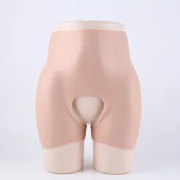 Women's Shapers European White Skin Tone Woman Silicone 1.18 Inch Hips Bombom BuEnhancement Padded Panties Big Up Buttocks Underpants