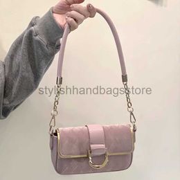 Shoulder Bags Advanced and minimalist bag diamond chain bag 2023 new underarm single shoulder crossbody bagstylishhandbagsstore