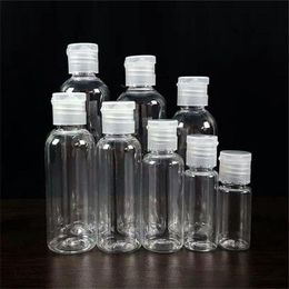 5ml 10ml 20ml 30ml 50ml 60ml 80ml 100ml 120ml Plastic PET Transparent Empty Bottle Travel Lotion Liquid Bottles Dispenser Phsfd