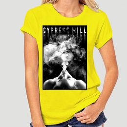 Men's T Shirts Authentic Cypress Hill Group Po Monochrome Smoke Shirt Men Women Tee Harajuku Tops Fashion Classic 2960X