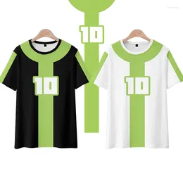 Men's T Shirts Ben10 Alien Force 3D Print Shirt Women Men Summer Fashion Short Sleeve Funny Tshirt Ben Tennyson Graphic Tees Cosplay Costume