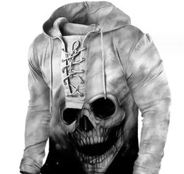 Customised Tees & Polos 021 human skeleton Hooded Mens Hoodie 3D Digital Printing Hoodie Loose Sweater Long sleeved Coat