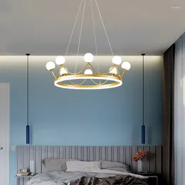 Pendant Lamps Bubble Glass Salle A Manger Modern Mini Bar Lamp Ball Light Lustre Suspension