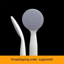 Bathroom Shower Heads 1 mode bathroom with Philtre ABS shower head rainfall handheld white water saving bath accessories 231013