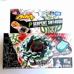 Spinning Top TAKARA TOMY JAPAN BEYBLADE METAL FUSION BB-69 Poison Serpent SW145SD+Launcher Q231013
