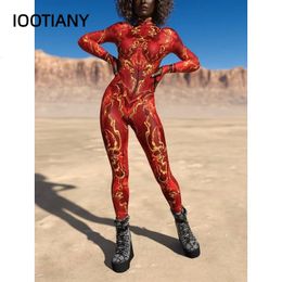Theme Costume Halloween Cosplay Costume Carnival Party Catsuit 3D Digital Printing Women Outfits Bodysuit Party clothes 231013