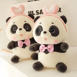 Plush Dolls 25cm Cute Baby Panda Toys Lovely Soft Stuffed Cartoon Animals For Birthday Christmas Gift 231013