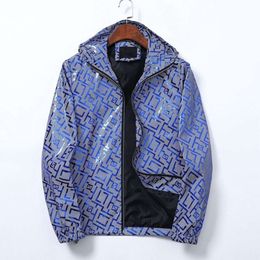 Men's Jacket Jacquard Hoodie Casual Jacket Men Cardigan Coat F Sweatshirt F Designer Fashion Zipper Men's Trench Coats High Quality Windbreaker