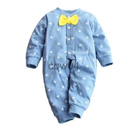Rompers Spring and Autumn Baby Bodysuit Long Sleeve One Piece Baby Letter Print Dress Infant Bodysuit Newborn Boys Girls Tight Fit x1013