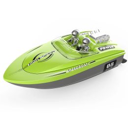 20KM High Speed Flytec V222 RC Speedboat Electric Water Waterproof Remote Control Speedboat Dual Motor For Kids Children