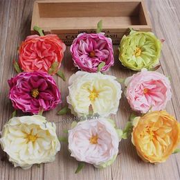 Decorative Flowers Very Nice ! HI-Q DIY Camellia Heads Artificial Silk Wedding Wall Floral 30pcs/lot Wholesale