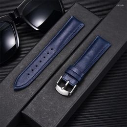 Watch Bands Calfskin Leather Watchbands Replacement Accessories Men Women Wristwatch Band 14mm 16mm 18mm 20mm 22mm Watches Straps