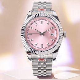 datejust pink dial diamonds modern watches Automatic Ladies Wristwatches Luxurious Mechanical Wrist Watch movements Jubilee steel bracelet watchs montre luxe