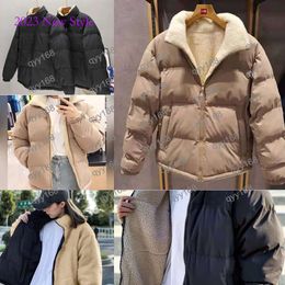2023 Designer Double Side Fleece Puffer Jacket for Men and Women North Jacket Mens Reversible Winter Zipper Autumn Winter Face M-5XL
