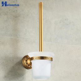Toilet Brushes Holders Nail Free Toilet Brush Holders Antique Bronze Bathroom Accessories 231013