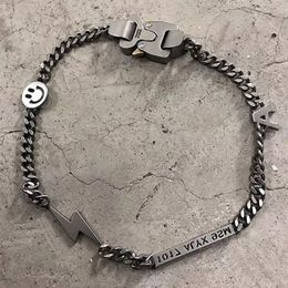 ALYX Hero Chain Necklace Pearl ALYX Accessories Titanium Steel Metal Fashion Hip Hop ALYX Necklace Y0124253S