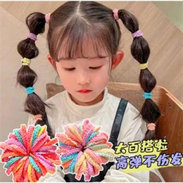 Children's candy skirt leather band hair loop headrope hair accessories lace girl's hair tied without damaging hair accessories