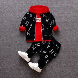 Clothing Sets Baby Clothes Set Spring Autumn Winter Children Clothing Warm Suits Kids Baby Boys Jacketpant 3PCS Child Training Boy Clothes 231012