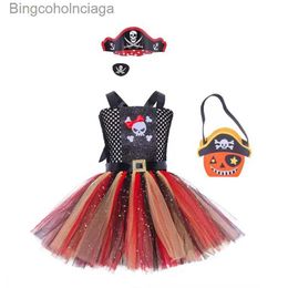 Theme Costume cosplay anime Children Pirate Comes Girl Kid Fantasia Infantil Fancy Dress Cosplay Clothing Halloween Party Come for GirlL231013