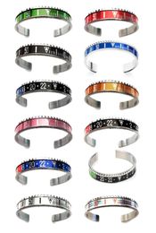 stainless steel beach seaside running sport cuff bangle round silver color car speed clock motorcycle dashboard bracelet for frien1157007