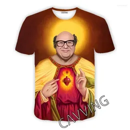 Men's T Shirts Fashion Women/Men's 3D Print Danny Devito Casual T-shirts Hip Hop Tshirts Harajuku Styles Tops Clothing Size : S-7XL