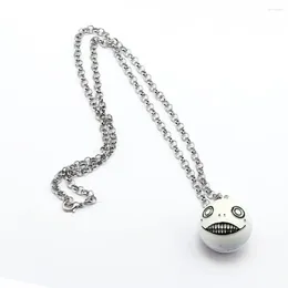 Pendant Necklaces HSIC NieR Automata Necklace Alloy Ball Robot 2B Emil No2 Type B Friendship Accessories For Women Men Jewellery HC