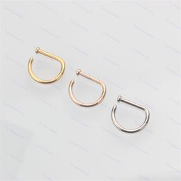 Labret Lip Piercing Jewellery High Polished ASTM 36 18g 20g Design Nose Clip Screw Ring Body 231012