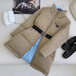 Parkas Winter Jacket Womens Jacket P home down jacket Thickened Warm Fashion Casual jacket over knee length down jacket