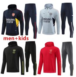 2023 2024 PEPE SAKA arsen tracksuit Football soccer jerseys 23/24 Gunners training suit ODEGAARD THOMAS TIERNEY SMITH ROWE Transport Men Kids sportswear kit hoodie