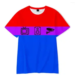 Men's T Shirts 3D Printed Skibidi Toilet T-Shirt Summer Women Men O-neck Short Sleeve Tee Streetwear Y2k Tops