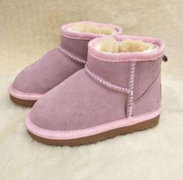 Hot sell Brand Children Girls Boots Shoes Winter Warm Toddler Boys Kids Snow Children's Plush shoes 219