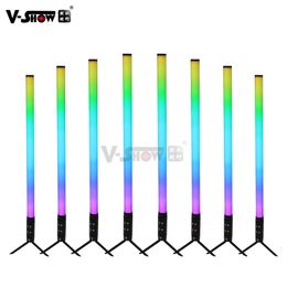 VShow Battery Pixel Tube Led RGB 3in1 360Degree IP65 Wireless Remote Control 8pcs With Case