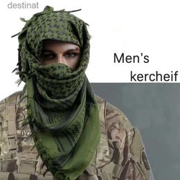 Scarves Special Forces Free Variety Turban Jacquard Men Outdoor Arabic Square Magic Outdoor Kercheif Shawl Women CS Decorative ScarfL231013