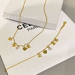 CELI Arc de Triomphe Love Pearl Necklace Women's Qixi Exclusive Luxury Small Design Bracelet Chain