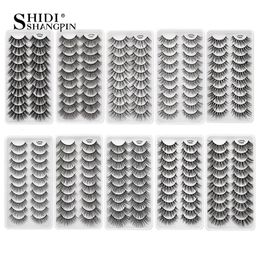 False Eyelashes 105 Pairs 3D Faux Mink Natural Thick Long Dramatic Fake Lashes Makeup Extension Cils maquiagem 231012