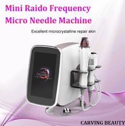 Large Stock Rf Microneedling Machine Portable With Cold Hammer Rf Face Lifting Stretch Marks Remover Skin Whitening Beauty Hot Equipment