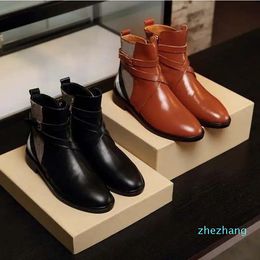 2023-Classic Brand Checker Stripe Multi color Matching Boots Designer Winter Flat Heel Women's Shoes Leather Women's Banquet Party