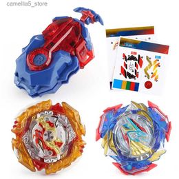 Spinning Top Exploded Gyro Top Spinner Toy B-205 Alloy Gyro Set Emitter Beyblades Toys Sale Burst Ultimate VS Set With Launcher Box Q231013