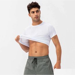 Men'S T-Shirts Yoga Outfit S Running Shirts Compression Sports Tights Fitness Gym Soccer Man Jersey Sportswear Quick Dry Sport T- Top Otudc