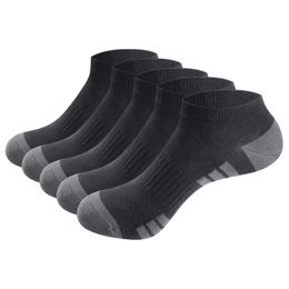 Sports Socks YUEDGE 5 Pairs Men Women High Quality Cotton Breathable Summer Casual Athletic Running Low Cut Ankle Sock For Size 3644 231012