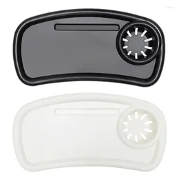 Stroller Parts Tray Large Capacity With Bottle Holder ABS D7WF