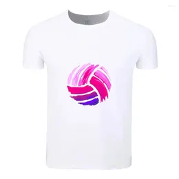 Men's T Shirts Love Volleyball Fashion Cotton Big Size Students Summer T-Shirt Short Sleeve Men Women Boys Girls Shirt Tees Kids Tshirt