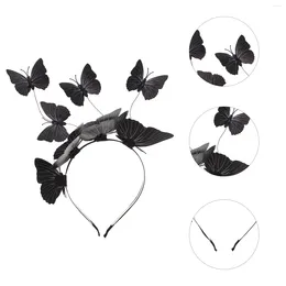 Bandanas Decorate 3D Butterfly Headband Women's Womens Boho Clothing Hair Accessories Plastic Party Hairband